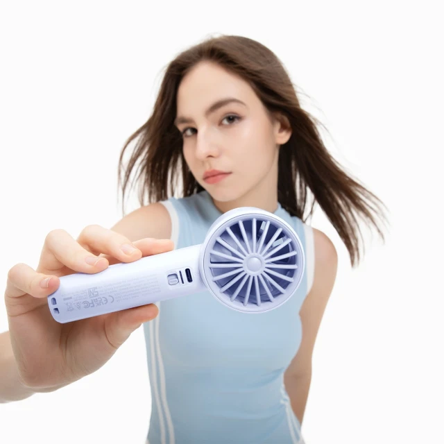 Портативний вентилятор Jisulife Handheld Fan 10 4000mAh USB Blue (6975061536673)