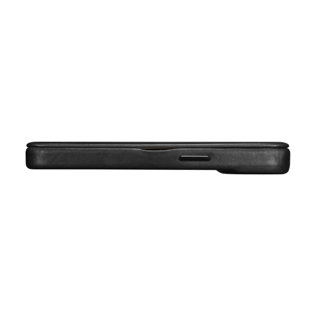 Чохол iCarer CE Oil Wax Premium Leather Folio Case для iPhone 14 Plus Black with MagSafe (AKI14220707-BK)