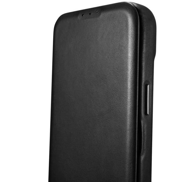 Чохол iCarer CE Oil Wax Premium Leather Folio Case для iPhone 14 Plus Black with MagSafe (AKI14220707-BK)