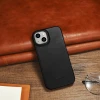 Чохол iCarer CE Oil Wax Premium Leather Folio Case для iPhone 14 Plus Black with MagSafe (AKI14220707-BK)