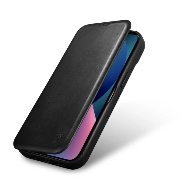 Чохол iCarer CE Oil Wax Premium Leather Folio Case для iPhone 14 Plus Black with MagSafe (AKI14220707-BK)