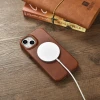 Чохол iCarer CE Oil Wax Premium Leather Folio Case для iPhone 14 Plus Brown with MagSafe (AKI14220707-BN)