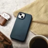 Чохол iCarer CE Oil Wax Premium Leather Folio Case для iPhone 14 Plus Blue with MagSafe (AKI14220707-BU)