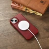 Чохол iCarer CE Oil Wax Premium Leather Folio Case для iPhone 14 Plus Red with MagSafe (AKI14220707-RD)