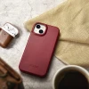 Чохол iCarer CE Oil Wax Premium Leather Folio Case для iPhone 14 Plus Red with MagSafe (AKI14220707-RD)