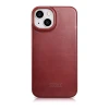 Чохол iCarer CE Oil Wax Premium Leather Folio Case для iPhone 14 Plus Red with MagSafe (AKI14220707-RD)