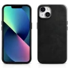 Чохол iCarer Oil Wax Premium Leather Case для iPhone 14 Plus Black with MagSafe (WMI14220703-BK)
