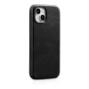 Чохол iCarer Oil Wax Premium Leather Case для iPhone 14 Plus Black with MagSafe (WMI14220703-BK)