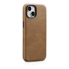 Чохол iCarer Oil Wax Premium Leather Case для iPhone 14 Plus Brown with MagSafe (WMI14220703-TN)