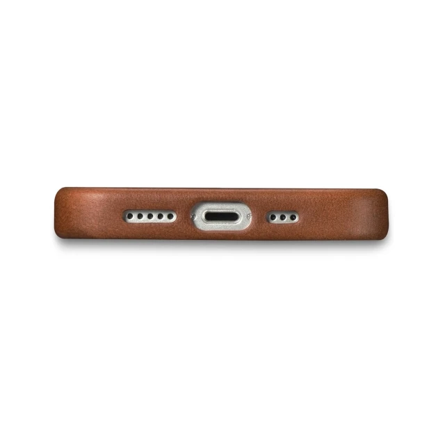 Чохол iCarer Oil Wax Premium Leather Case для iPhone 14 Plus Brown with MagSafe (WMI14220703-RB)