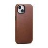 Чохол iCarer Oil Wax Premium Leather Case для iPhone 14 Plus Brown with MagSafe (WMI14220703-RB)