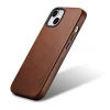 Чохол iCarer Oil Wax Premium Leather Case для iPhone 14 Plus Brown with MagSafe (WMI14220703-RB)