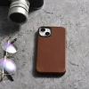 Чохол iCarer Oil Wax Premium Leather Case для iPhone 14 Plus Brown with MagSafe (WMI14220703-RB)