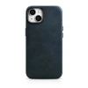 Чохол iCarer Oil Wax Premium Leather Case для iPhone 14 Plus Dark Blue with MagSafe (WMI14220703-BU)
