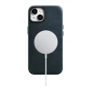 Чохол iCarer Oil Wax Premium Leather Case для iPhone 14 Plus Dark Blue with MagSafe (WMI14220703-BU)