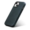 Чохол iCarer Oil Wax Premium Leather Case для iPhone 14 Plus Dark Blue with MagSafe (WMI14220703-BU)