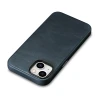 Чохол iCarer Oil Wax Premium Leather Case для iPhone 14 Plus Dark Blue with MagSafe (WMI14220703-BU)