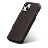 Чохол iCarer Oil Wax Premium Leather Case для iPhone 14 Plus Brown with MagSafe (WMI14220703-BN)
