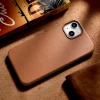 Чохол iCarer Leather Cover Case для iPhone 14 | 13 Brown with MagSafe (WMI14220705-BN)
