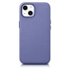 Чохол iCarer Leather Cover Case для iPhone 14 | 13 Light Purple with MagSafe (WMI14220705-LP)