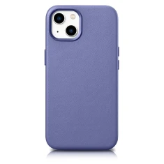 Чехол iCarer Leather Cover Case для iPhone 14 | 13 Light Purple with MagSafe (WMI14220705-LP)