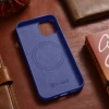 Чохол iCarer Leather Cover Case для iPhone 14 | 13 Light Purple with MagSafe (WMI14220705-LP)