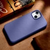 Чохол iCarer Leather Cover Case для iPhone 14 | 13 Light Purple with MagSafe (WMI14220705-LP)