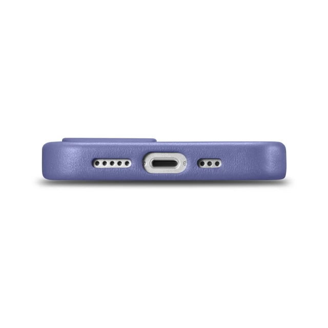 Чохол iCarer Leather Cover Case для iPhone 14 | 13 Light Purple with MagSafe (WMI14220705-LP)