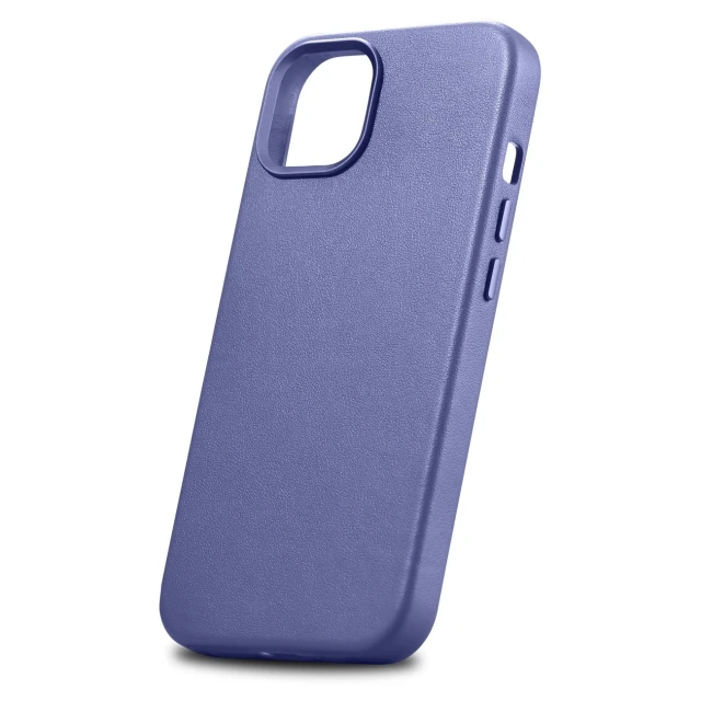 Чохол iCarer Leather Cover Case для iPhone 14 | 13 Light Purple with MagSafe (WMI14220705-LP)