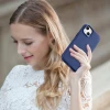 Чохол iCarer Leather Cover Case для iPhone 14 | 13 Blue with MagSafe (WMI14220705-BU)