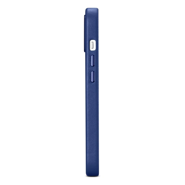 Чохол iCarer Leather Cover Case для iPhone 14 | 13 Blue with MagSafe (WMI14220705-BU)