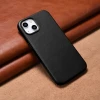 Чохол iCarer Leather Cover Case для iPhone 14 Plus Black with MagSafe (WMI14220707-BK)