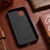 Чохол iCarer Leather Cover Case для iPhone 14 Plus Black with MagSafe (WMI14220707-BK)