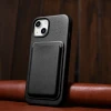 Чохол iCarer Leather Cover Case для iPhone 14 Plus Black with MagSafe (WMI14220707-BK)