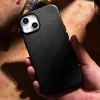 Чохол iCarer Leather Cover Case для iPhone 14 Plus Black with MagSafe (WMI14220707-BK)
