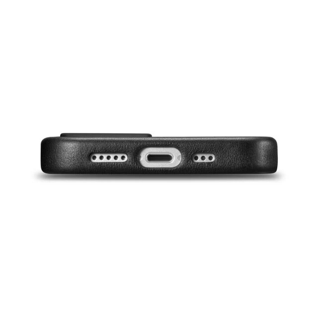 Чохол iCarer Leather Cover Case для iPhone 14 Plus Black with MagSafe (WMI14220707-BK)