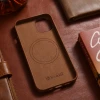 Чехол iCarer Leather Cover Case для iPhone 14 Plus Brown with MagSafe (WMI14220707-BN)