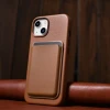 Чехол iCarer Leather Cover Case для iPhone 14 Plus Brown with MagSafe (WMI14220707-BN)