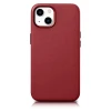 Чохол iCarer Leather Cover Case для iPhone 14 Plus Red with MagSafe (WMI14220707-RD)
