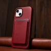 Чохол iCarer Leather Cover Case для iPhone 14 Plus Red with MagSafe (WMI14220707-RD)