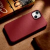 Чохол iCarer Leather Cover Case для iPhone 14 Plus Red with MagSafe (WMI14220707-RD)