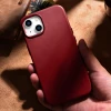 Чохол iCarer Leather Cover Case для iPhone 14 Plus Red with MagSafe (WMI14220707-RD)