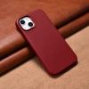 Чохол iCarer Leather Cover Case для iPhone 14 Plus Red with MagSafe (WMI14220707-RD)