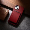 Чохол iCarer Leather Cover Case для iPhone 14 Plus Red with MagSafe (WMI14220707-RD)