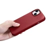 Чохол iCarer Leather Cover Case для iPhone 14 Plus Red with MagSafe (WMI14220707-RD)