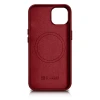 Чохол iCarer Leather Cover Case для iPhone 14 Plus Red with MagSafe (WMI14220707-RD)