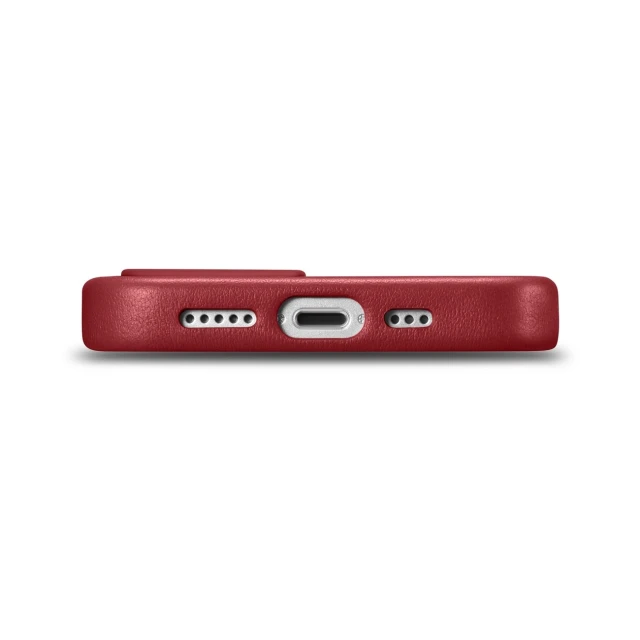Чохол iCarer Leather Cover Case для iPhone 14 Plus Red with MagSafe (WMI14220707-RD)