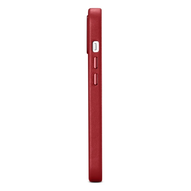Чохол iCarer Leather Cover Case для iPhone 14 Plus Red with MagSafe (WMI14220707-RD)