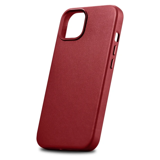 Чохол iCarer Leather Cover Case для iPhone 14 Plus Red with MagSafe (WMI14220707-RD)
