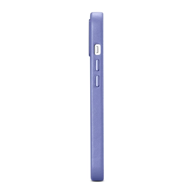 Чохол iCarer Leather Cover Case для iPhone 14 Plus Light Purple with MagSafe (WMI14220707-LP)